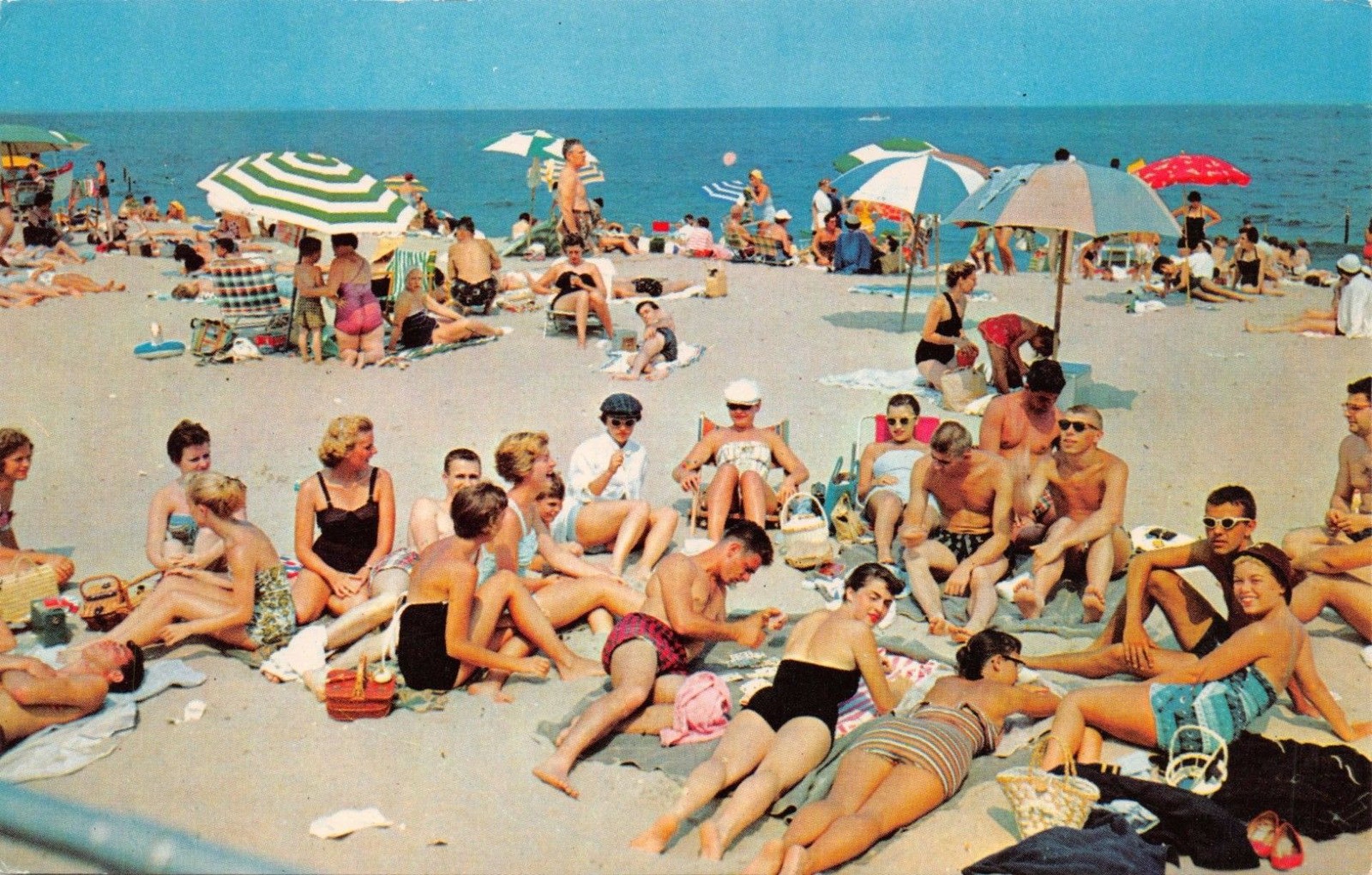 Packed beach — Carolina summers