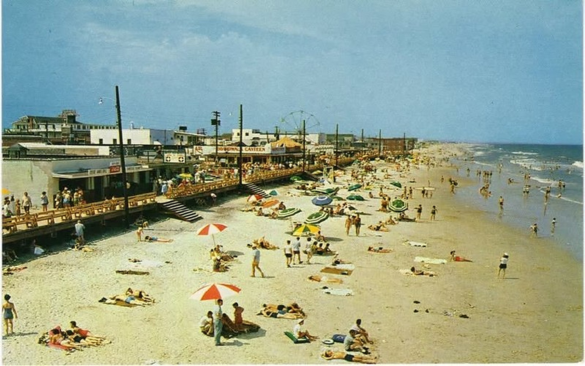 Vintage Carolina boardwalk